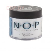 INM. NOP. Acrylic Powders Clear, 1,5 oz (42 г.) - прозрачный акрил системы без запаха 