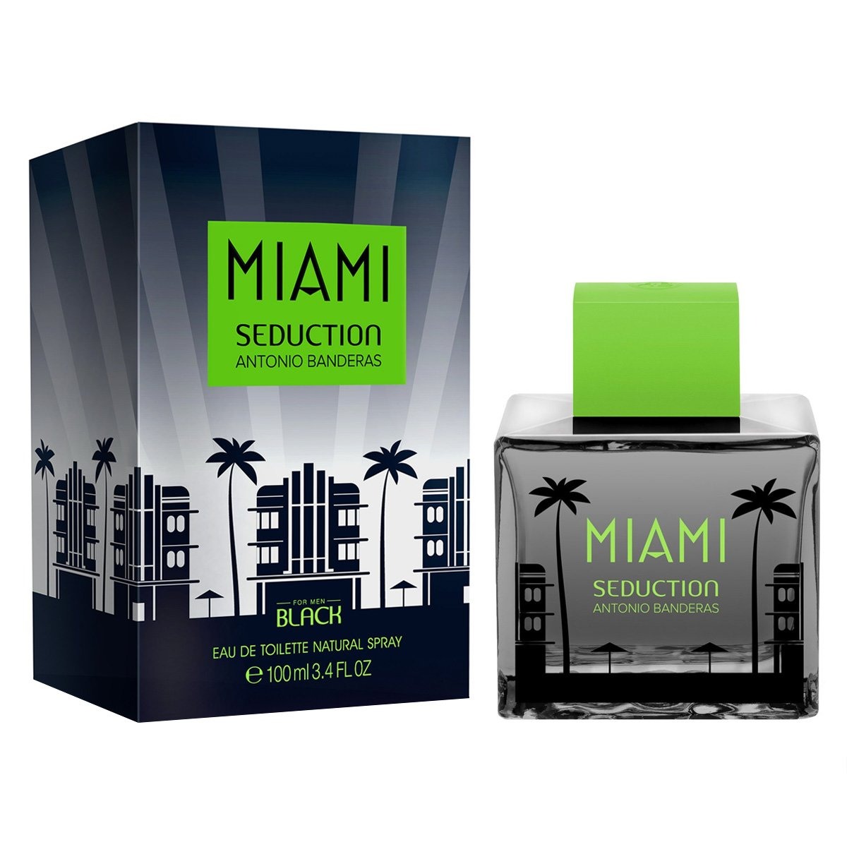 Antonio Banderas Miami Seduction In Black, 100 мл, туалетная вода, тестер