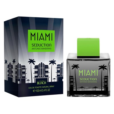 Antonio Banderas Miami Seduction In Black, 100 мл, туалетная вода, тестер