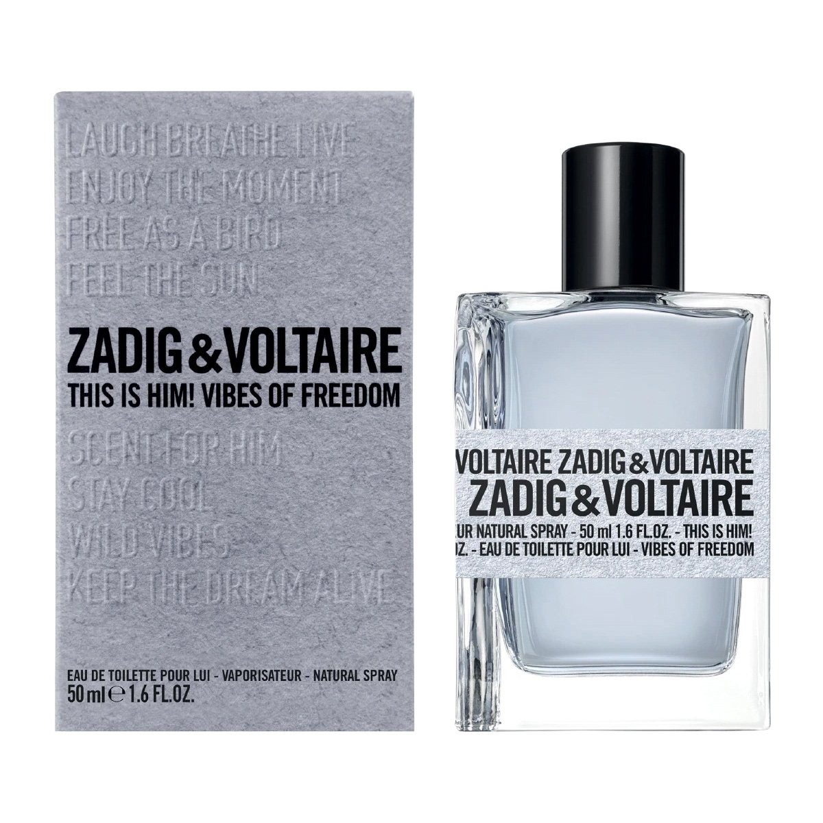 Zadig & Voltaire This Is Him! Vibes Of Freedom, 50 мл, туалетная вода