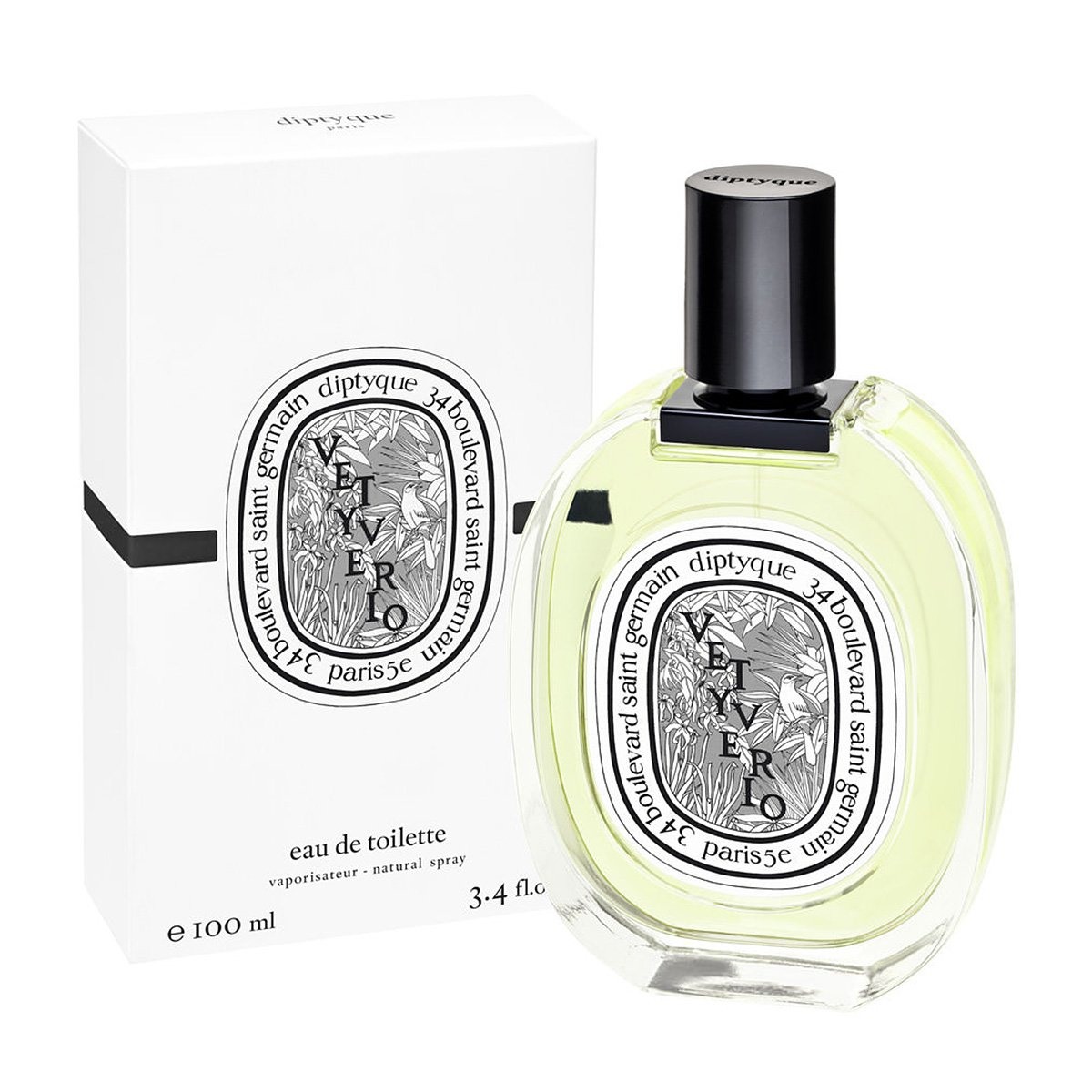 Diptyque Vetyverio, 100 мл, туалетная вода, тестер