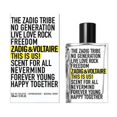 Zadig & Voltaire This Is Us!, 0.8 мл, туалетная вода